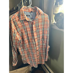 IZOD Men's Casual Plaid Button-Up Shirt-Laid Back Your Style